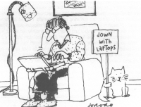 Down With Laptops - joke